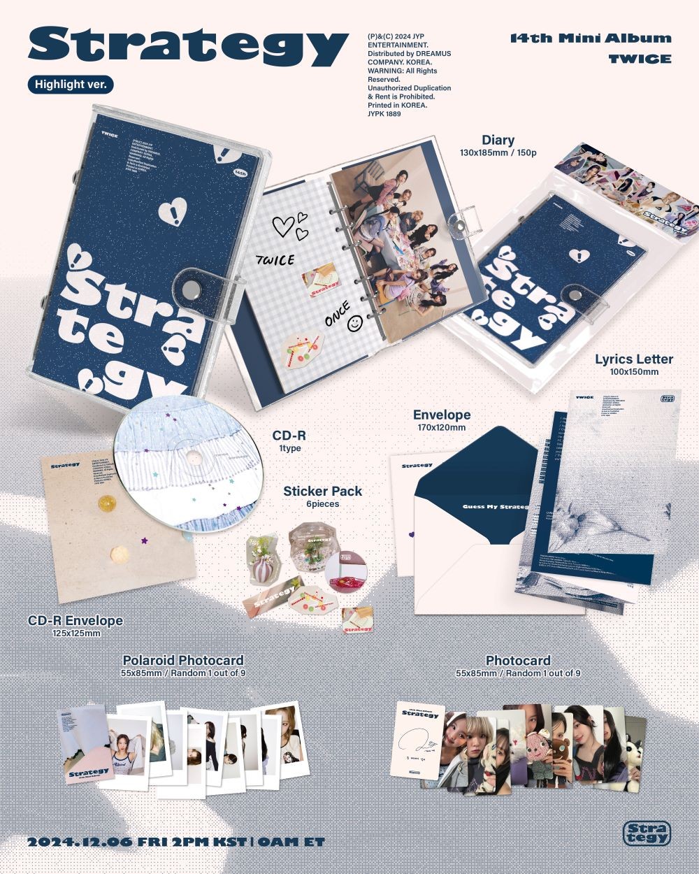 TWICE - 14TH MINI ALBUM [STRATEGY] (HIGHLIGHT ver.) album — detail 1 of 1