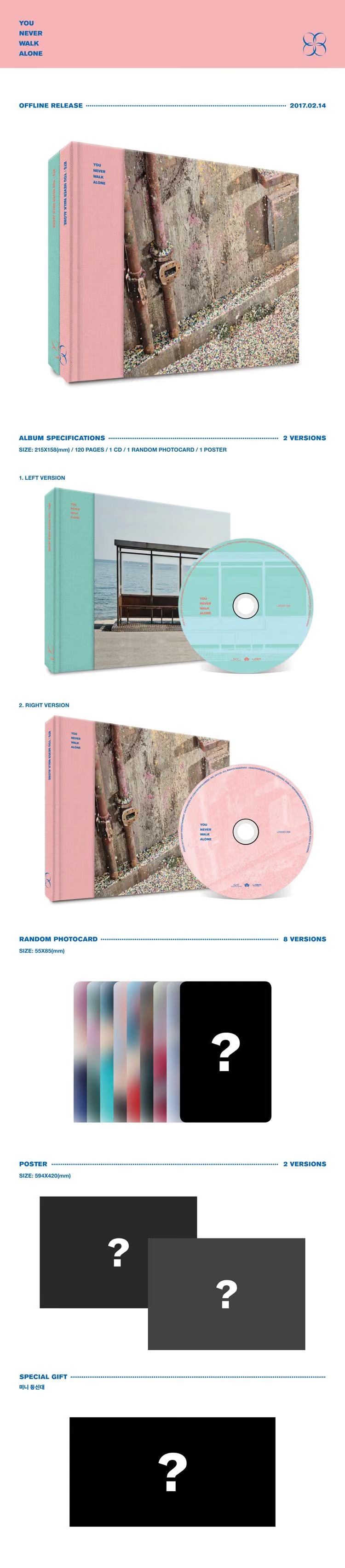 BTS - 'YOU NEVER WALK ALONE' (Photobook ver.) album — detail 1 of 1