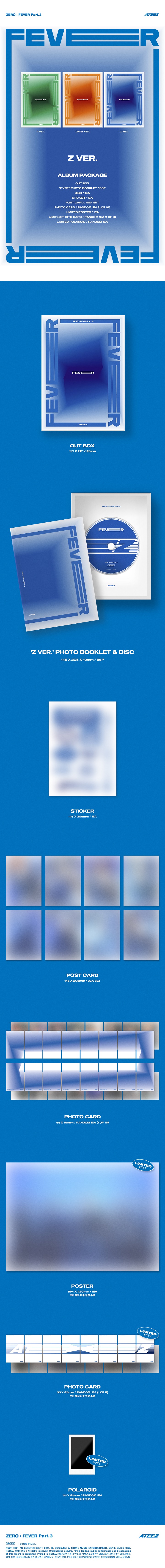 ATEEZ - MINI ALBUM [ZERO : FEVER PART.3] (PHOTOBOOK ver.) album — detail 1 of 3