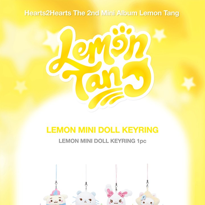 HEARTS2HEARTS - [LEMON TANG] MINI DOLL KEYRING merchandise — detail 1 of 5