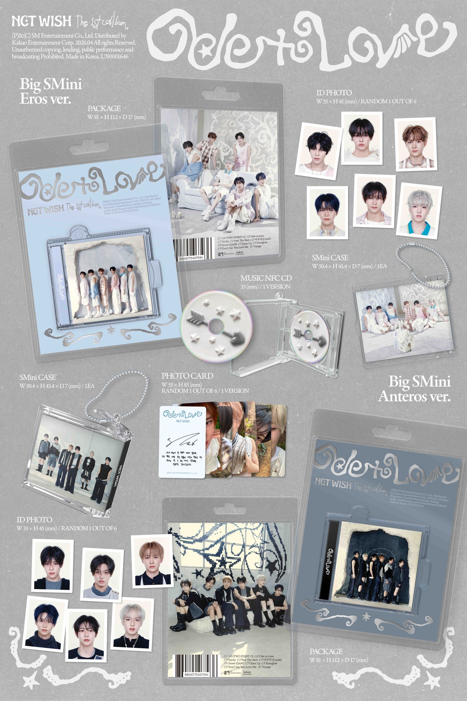 NCT WISH - 1ST FULL ALBUM [ODE TO LOVE] (BIG SMini ver.) album — detail 1 of 1