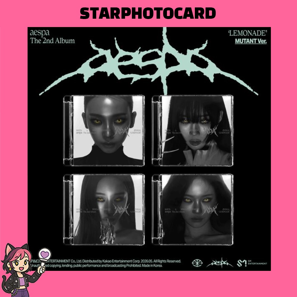 [READY STOCK] AESPA - 2ND FULL ALBUM [LEMONADE] (MUTANT Ver.)