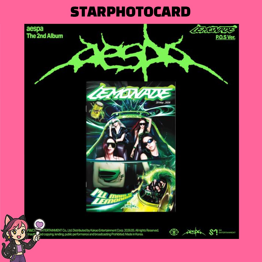 [READY STOCK] AESPA - 2ND FULL ALBUM [LEMONADE] (P.O.S Ver.)