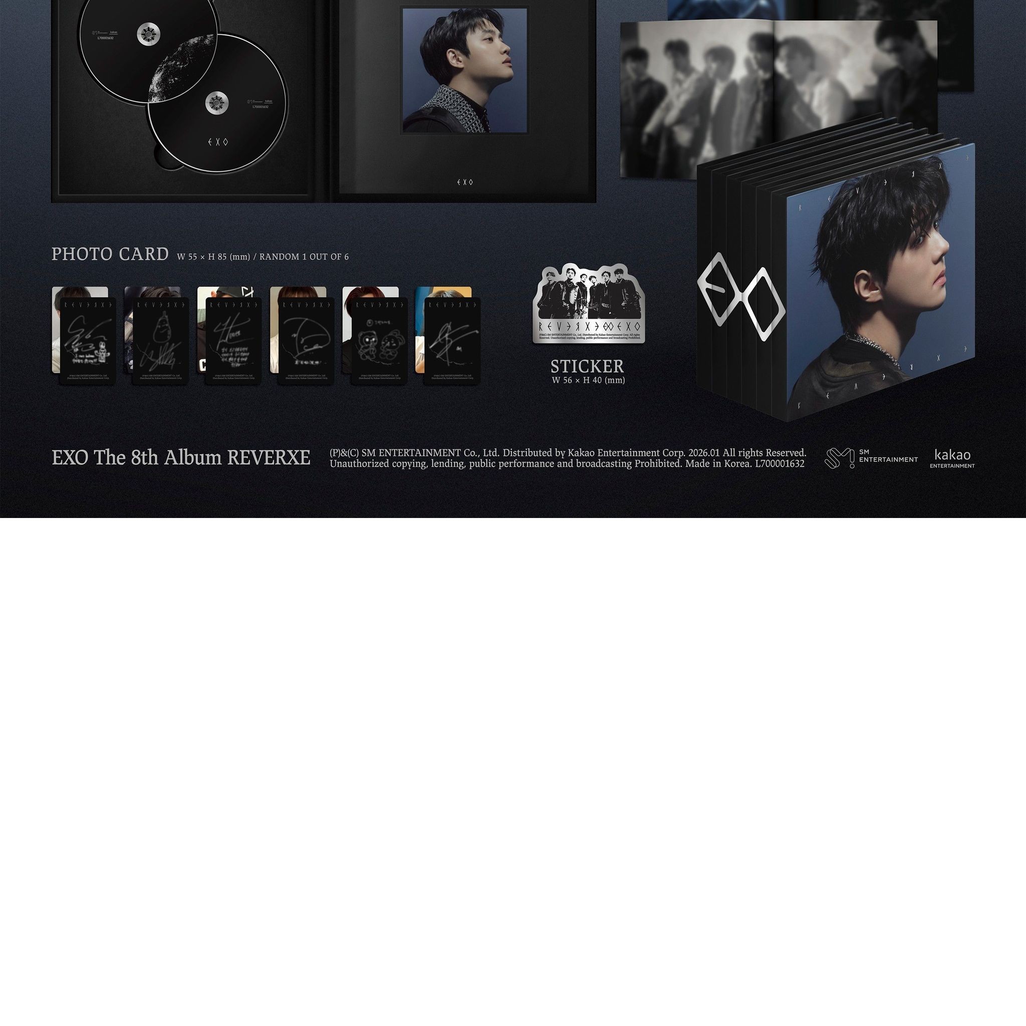 EXO - 8TH FULL ALBUM [REVERXE] (COMPACT ver.) album — detail 2 of 2