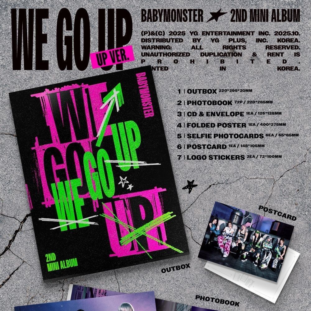 BABYMONSTER - 2ND MINI ALBUM [WE GO UP] UP Ver. album — detail 1 of 4