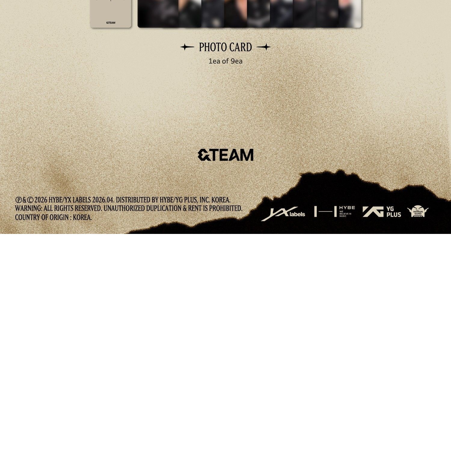 &TEAM - 3rd EP 'We on Fire' (LIMITED EDITION ver.) album — detail 5 of 5