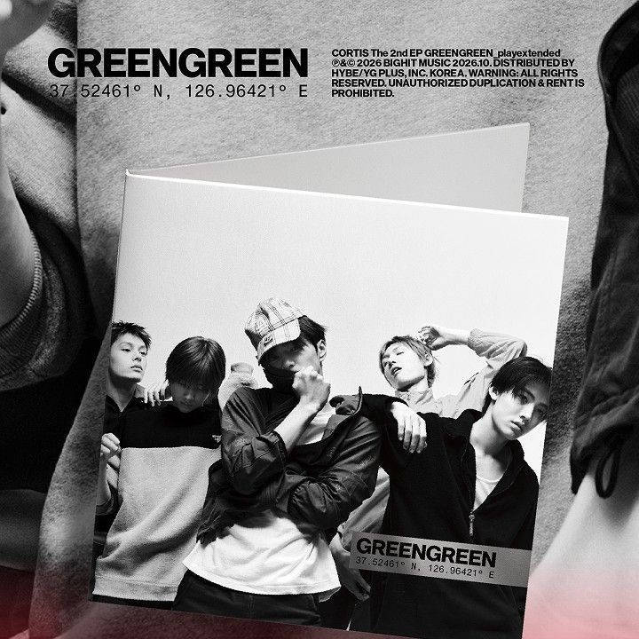CORTIS — The 2nd EP [GREENGREEN playextended] (Vinyl STUDIO ver.) album — detail 1 of 3