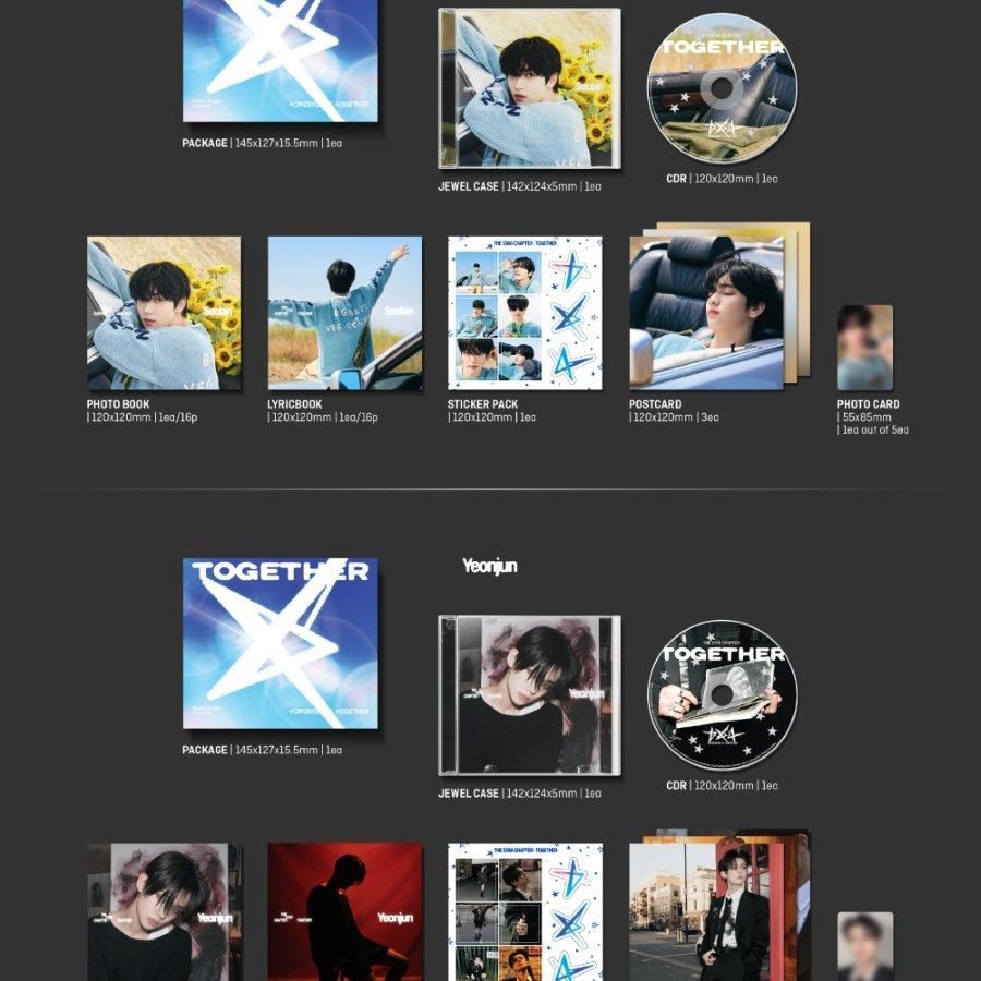 TOMORROW X TOGETHER - 'The Star Chapter: TOGETHER' (Solo Track ver.) album — detail 5 of 8