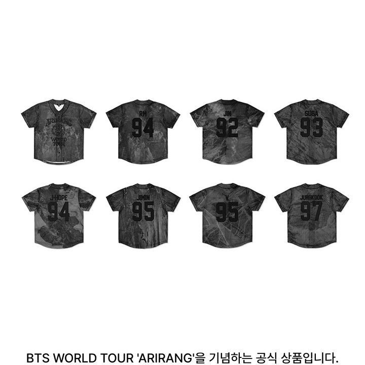 BTS - WORLD TOUR 'ARIRANG' S/S Jersey merchandise — detail 2 of 35