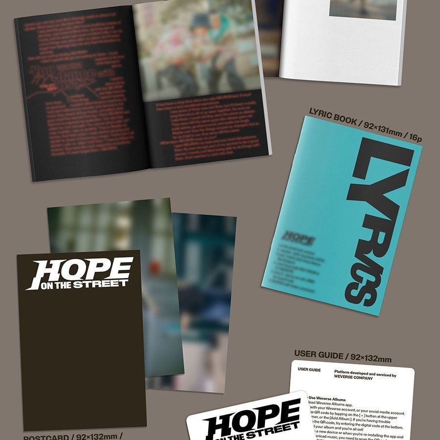 BTS J-HOPE - 'HOPE ON THE STREET VOL.1' (Weverse Albums ver.) album — detail 2 of 3