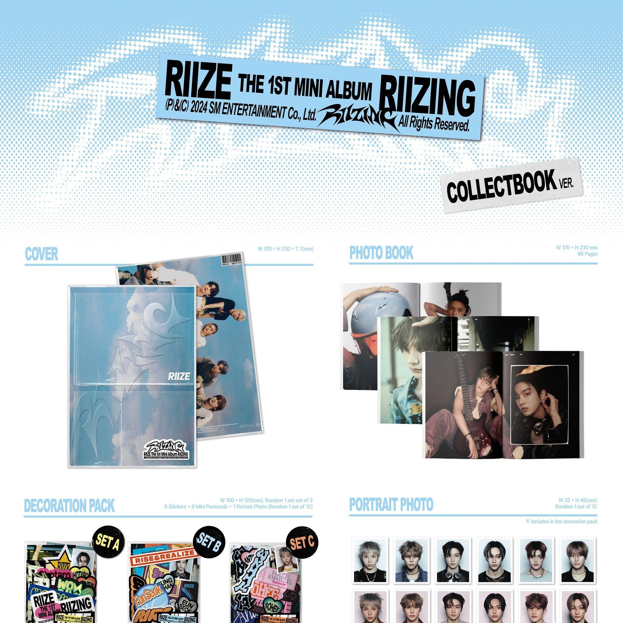 RIIZE - 1ST MINI ALBUM [RIIZING] (COLLECT BOOK ver.) album — detail 1 of 2