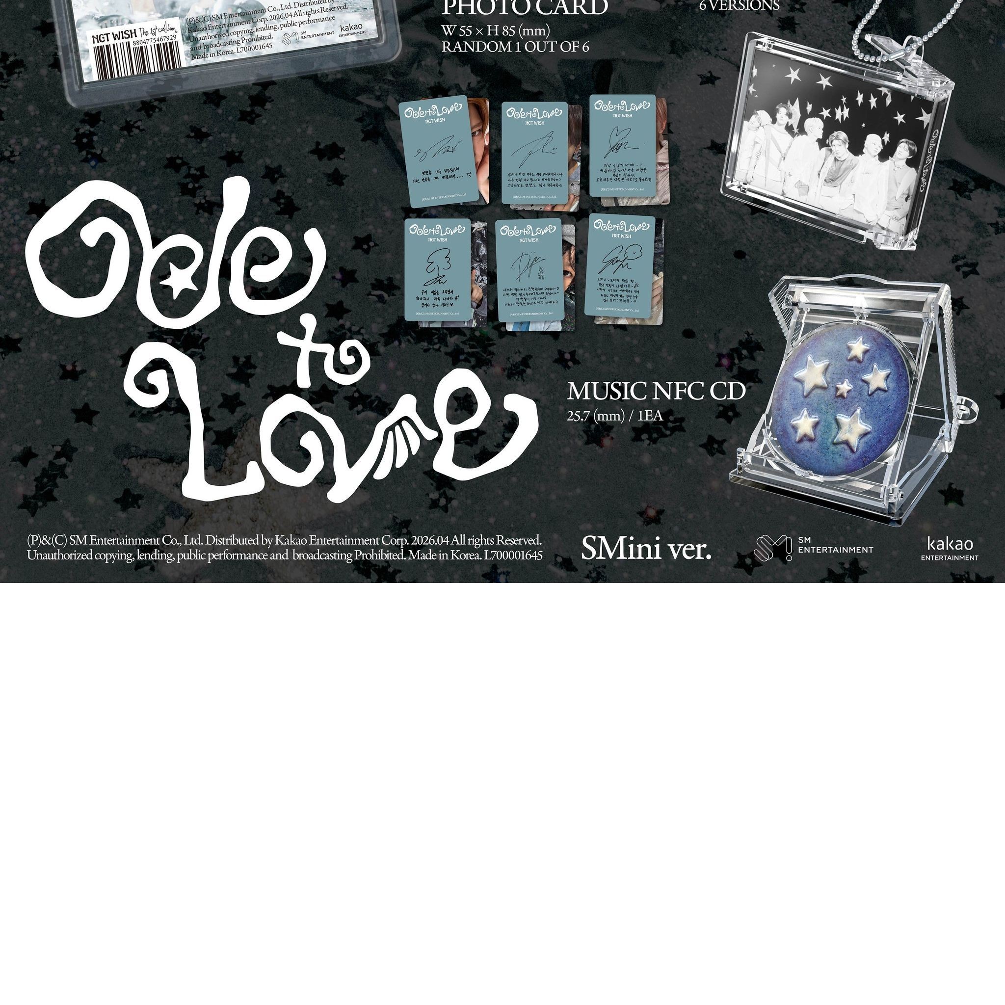 NCT WISH - 1ST FULL ALBUM [ODE TO LOVE] (SMini ver.) album — detail 2 of 2