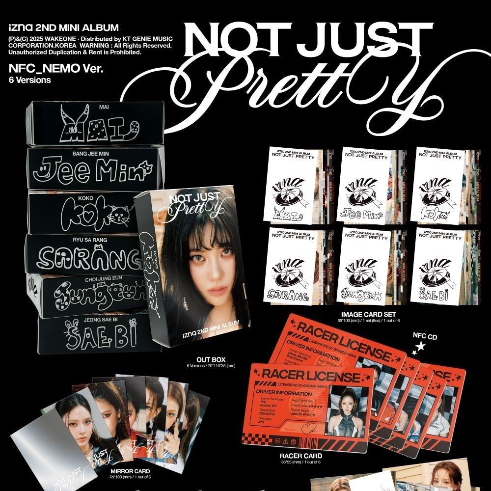 IZNA - 2ND MINI ALBUM [NOT JUST PRETTY] (NFC NEMO ver.) album — detail 1 of 2