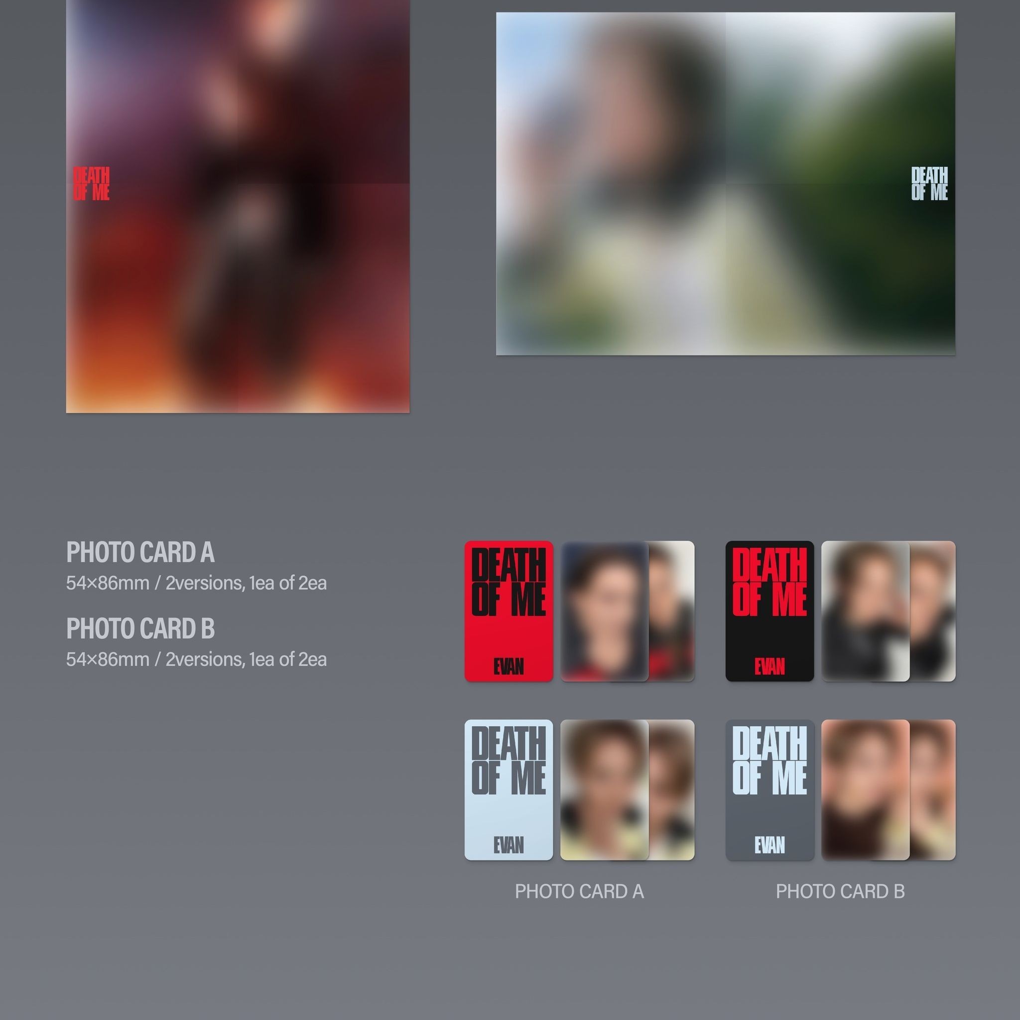 EVAN - DEATH OF ME [EXPLOSION Ver. / NATURAL Ver.] album — detail 4 of 5