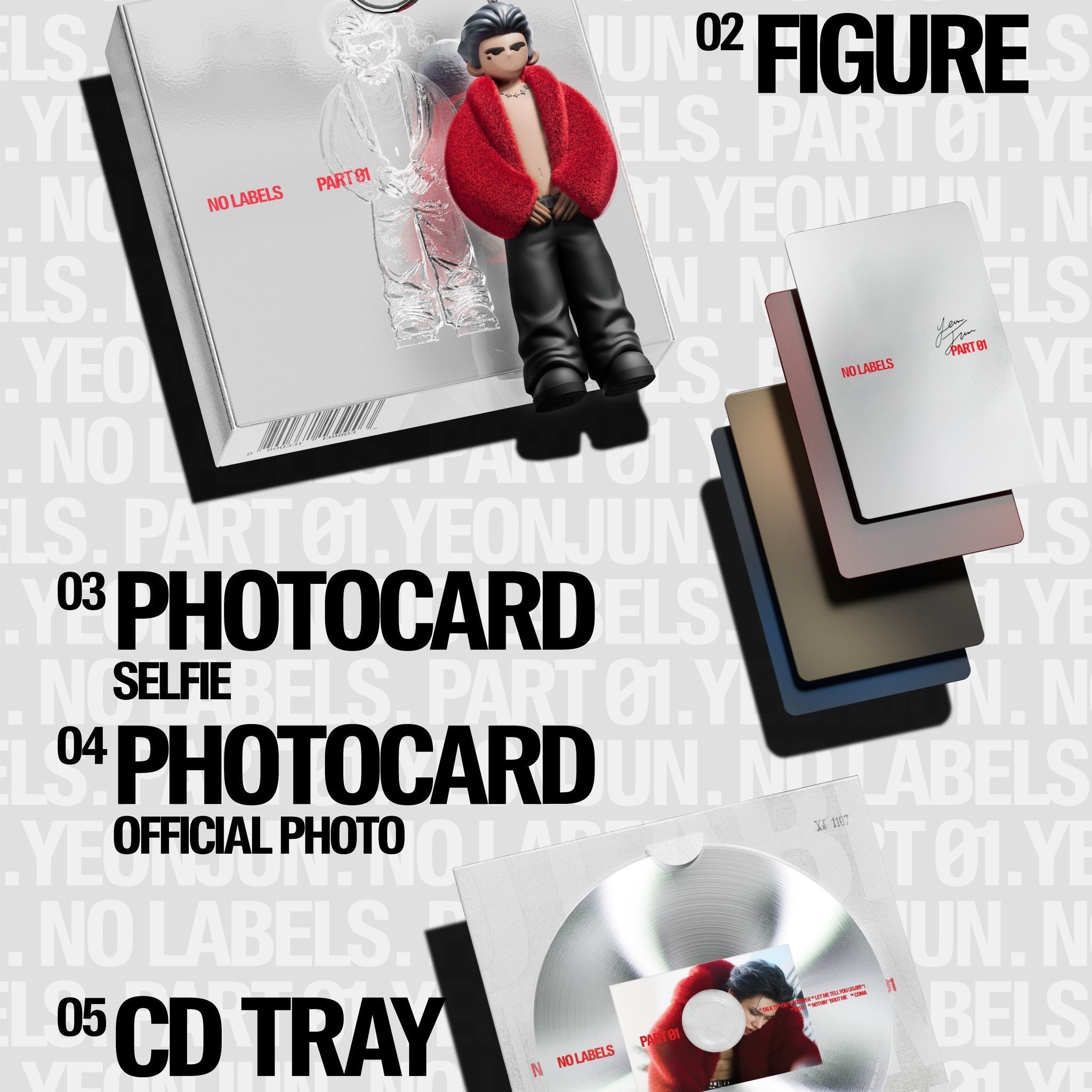 YEONJUN - 1ST MINI ALBUM [NO LABELS: PART 01] (FIGURE ver.) album — detail 2 of 3