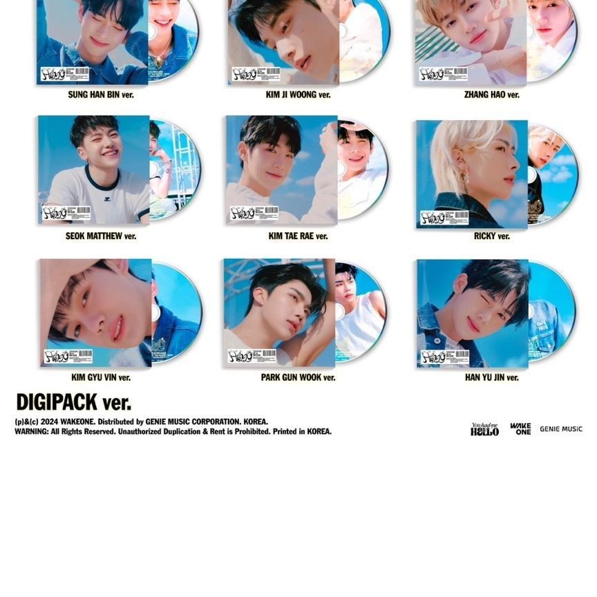 ZEROBASEONE - 3RD MINI ALBUM [You had me at HELLO] (DIGIPACK ver.) album — detail 2 of 2