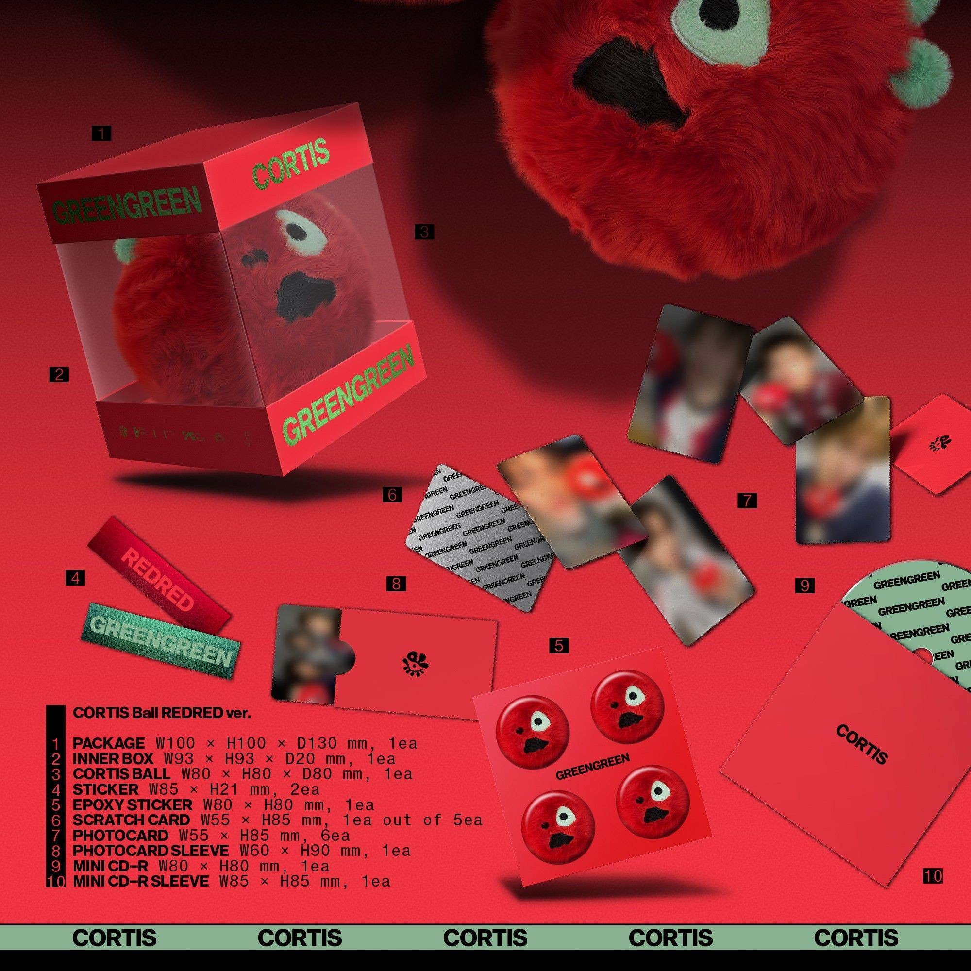 CORTIS - 2ND EP [GREENGREEN] (CORTIS BALL ver.) album — detail 5 of 9