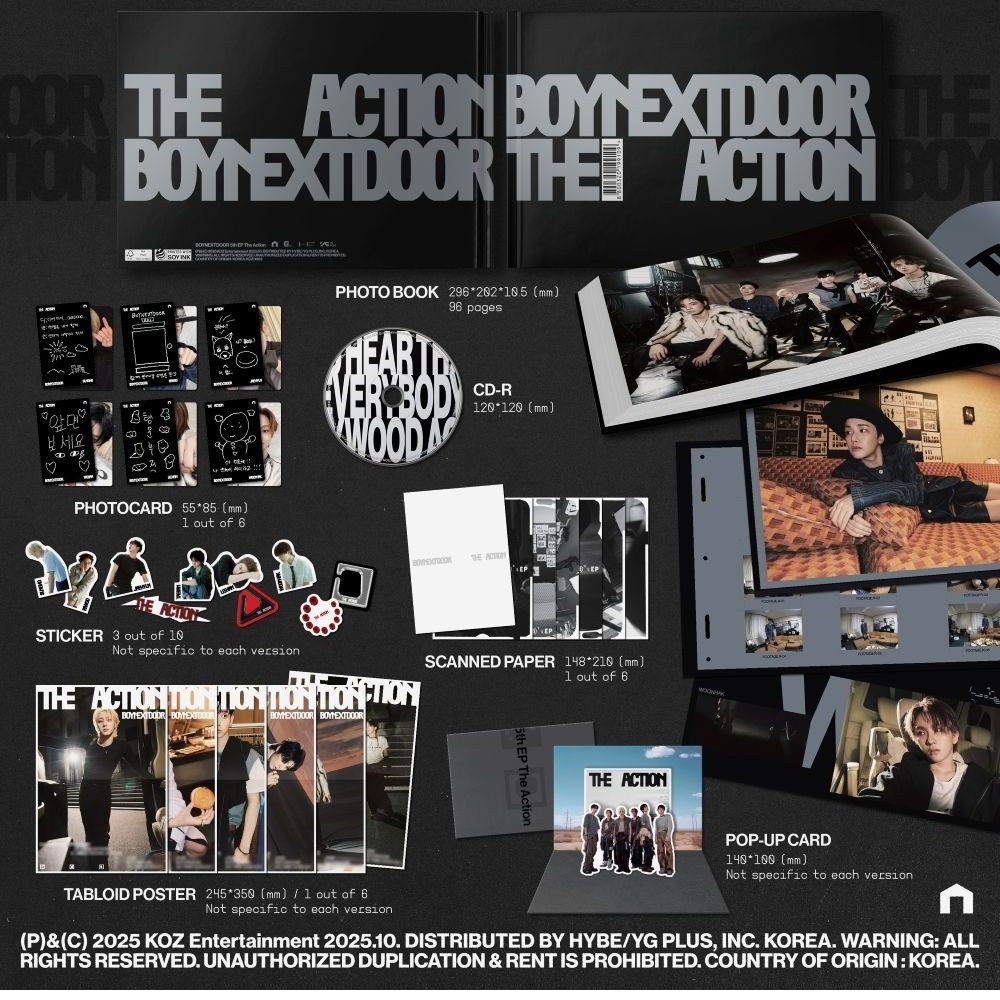 BOYNEXTDOOR - 5th EP 'The Action' (Photobook ver.) album — detail 4 of 4