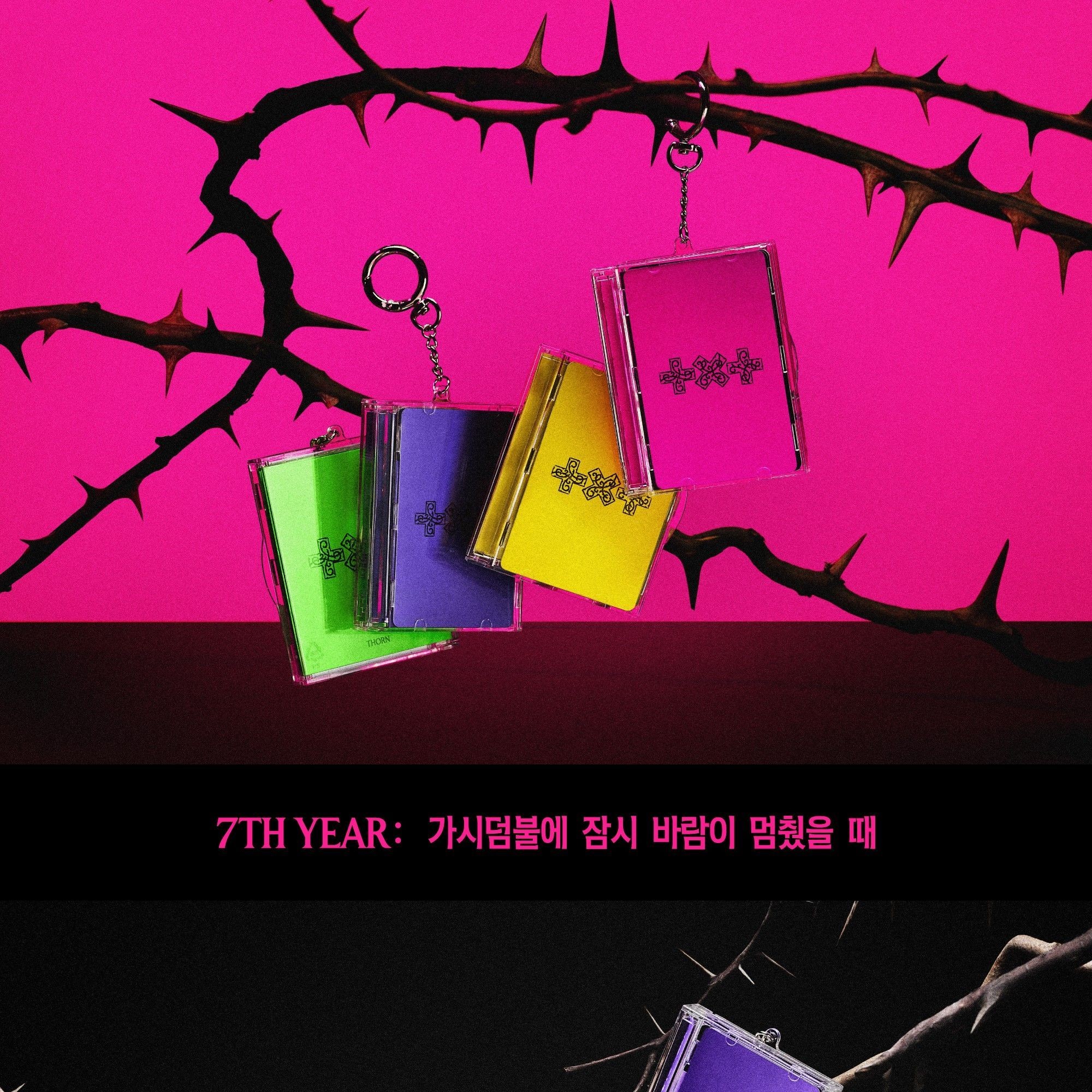 TOMORROW X TOGETHER - '7TH YEAR: A MOMENT OF STILLNESS IN THE THORNS' (Photocard Case ver.) album — detail 1 of 3