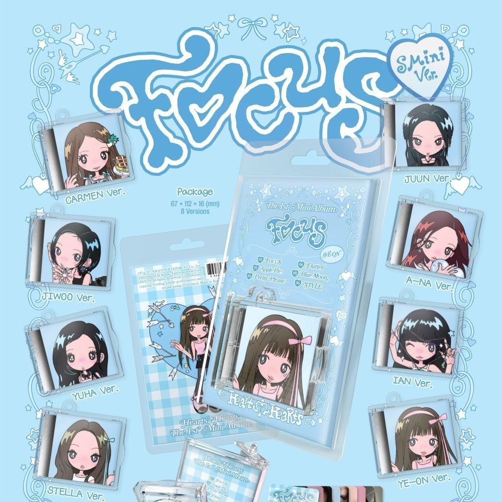 HEARTS2HEARTS - 1st Mini Album 'FOCUS' (SMini ver.) album — detail 1 of 2