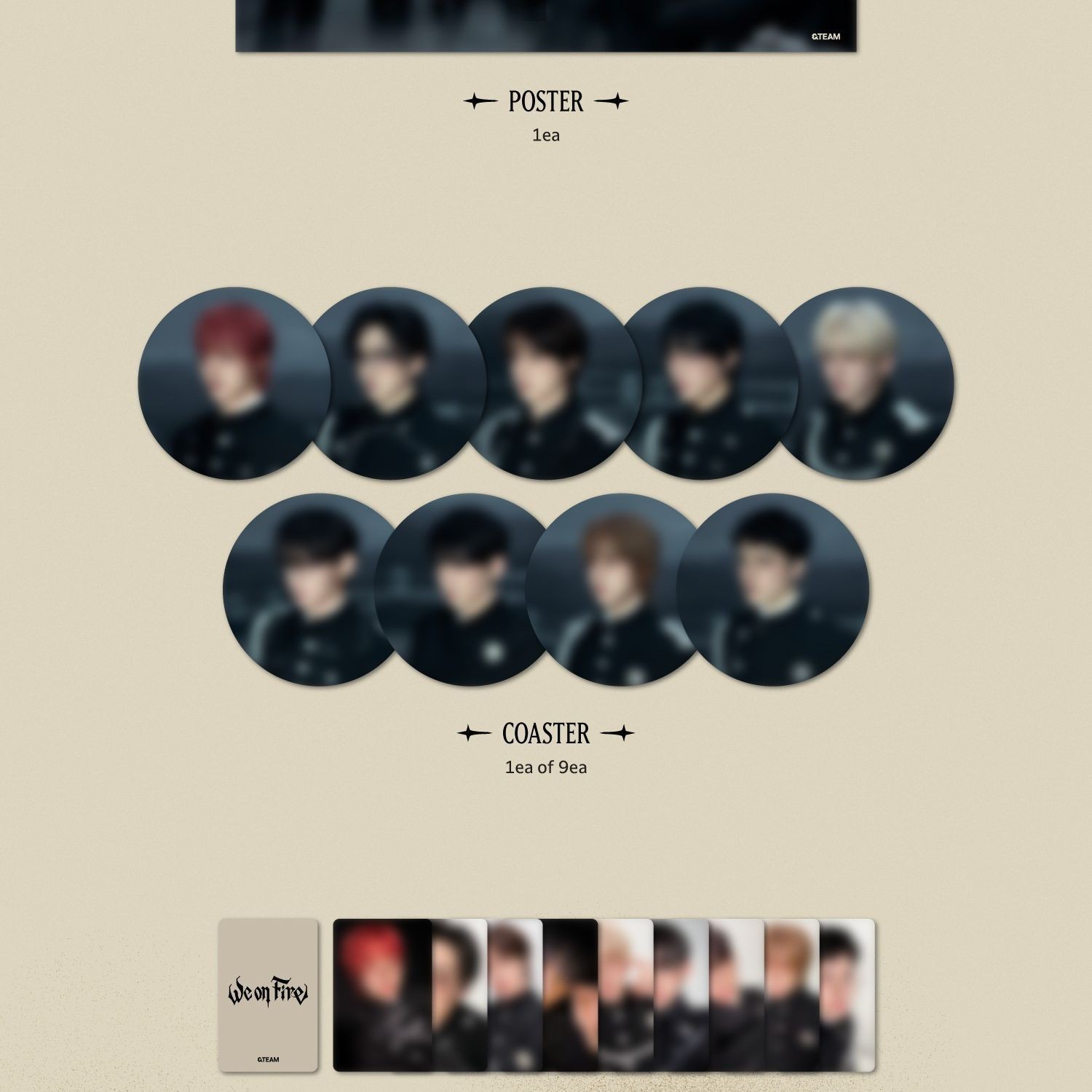 &TEAM - 3rd EP 'We on Fire' (LIMITED EDITION ver.) album — detail 4 of 5