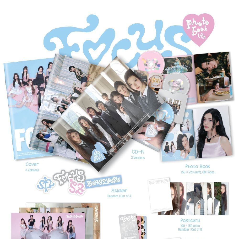 HEARTS2HEARTS - 1st Mini Album 'FOCUS' (Photobook ver.) album — detail 1 of 2