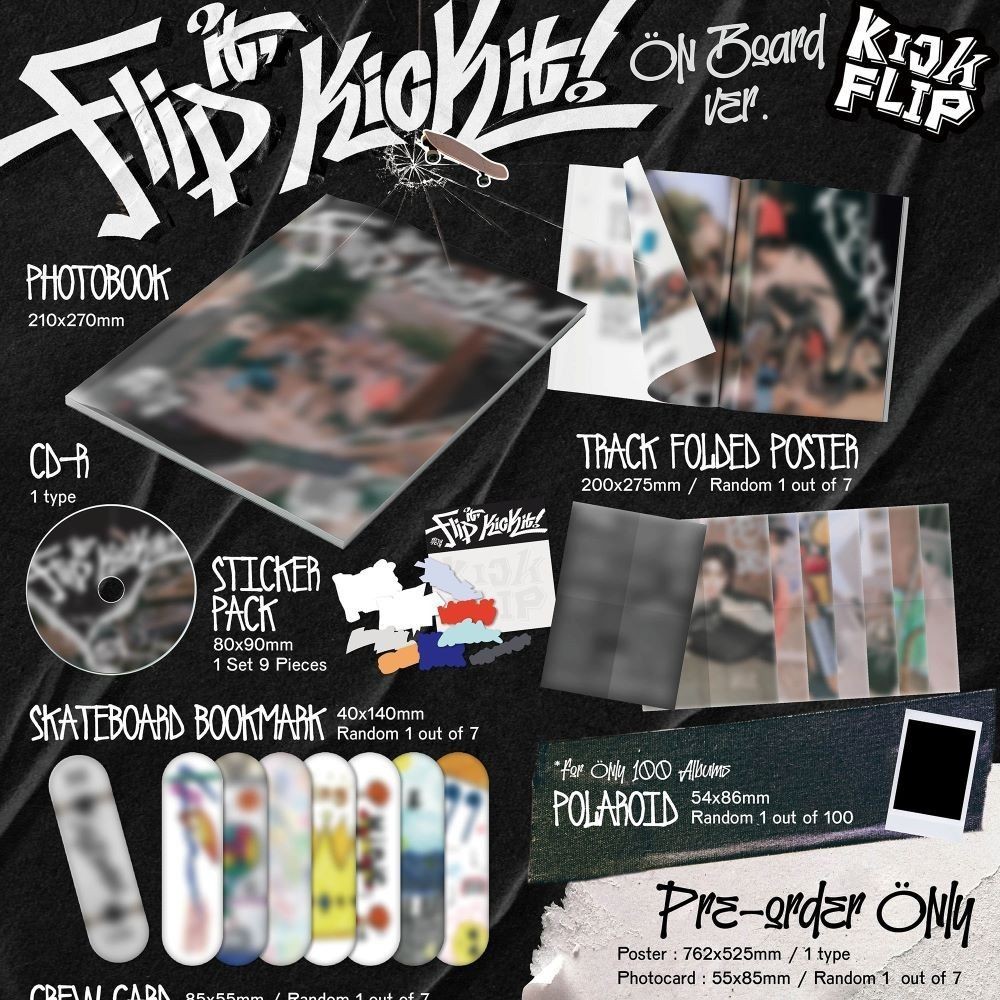 KickFlip - 1st Mini Album Flip it, Kick it! (On Board ver. / Stop it ver.) album — detail 1 of 4