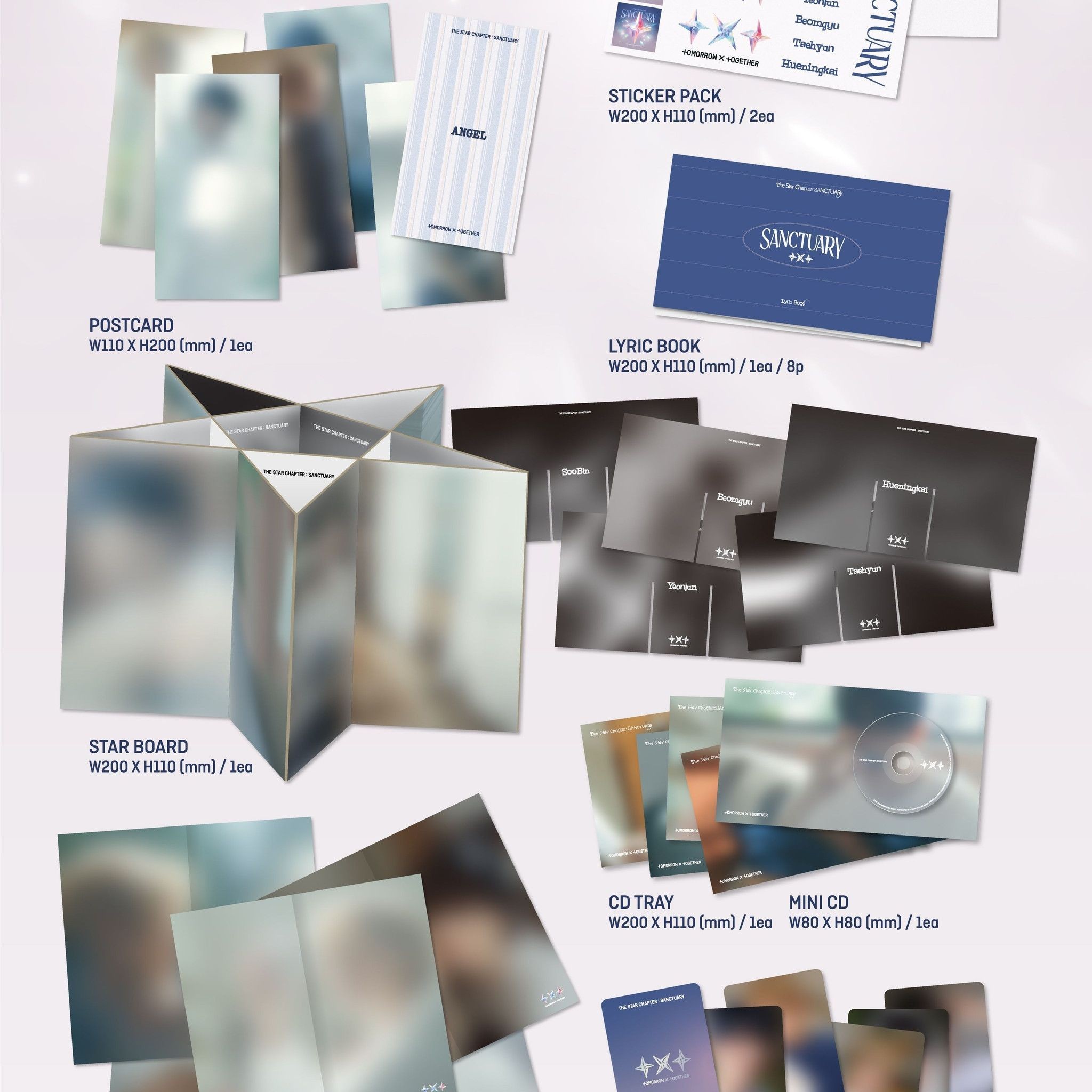 TOMORROW X TOGETHER - 'The Star Chapter: SANCTUARY' (ANGEL ver.) album — detail 3 of 4