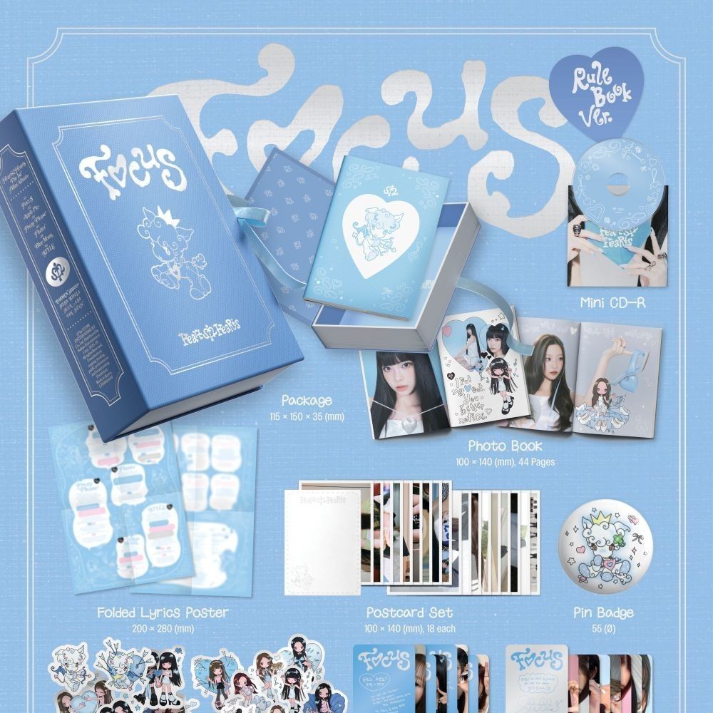 HEARTS2HEARTS - 1st Mini Album 'FOCUS' (Rule Book ver.) album — detail 1 of 2