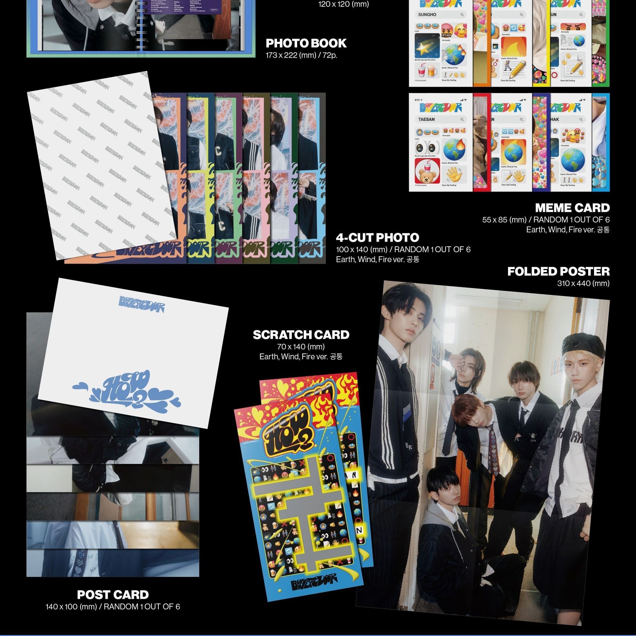 BOYNEXTDOOR - 2nd EP 'HOW?' (Photobook ver.) album — detail 2 of 7