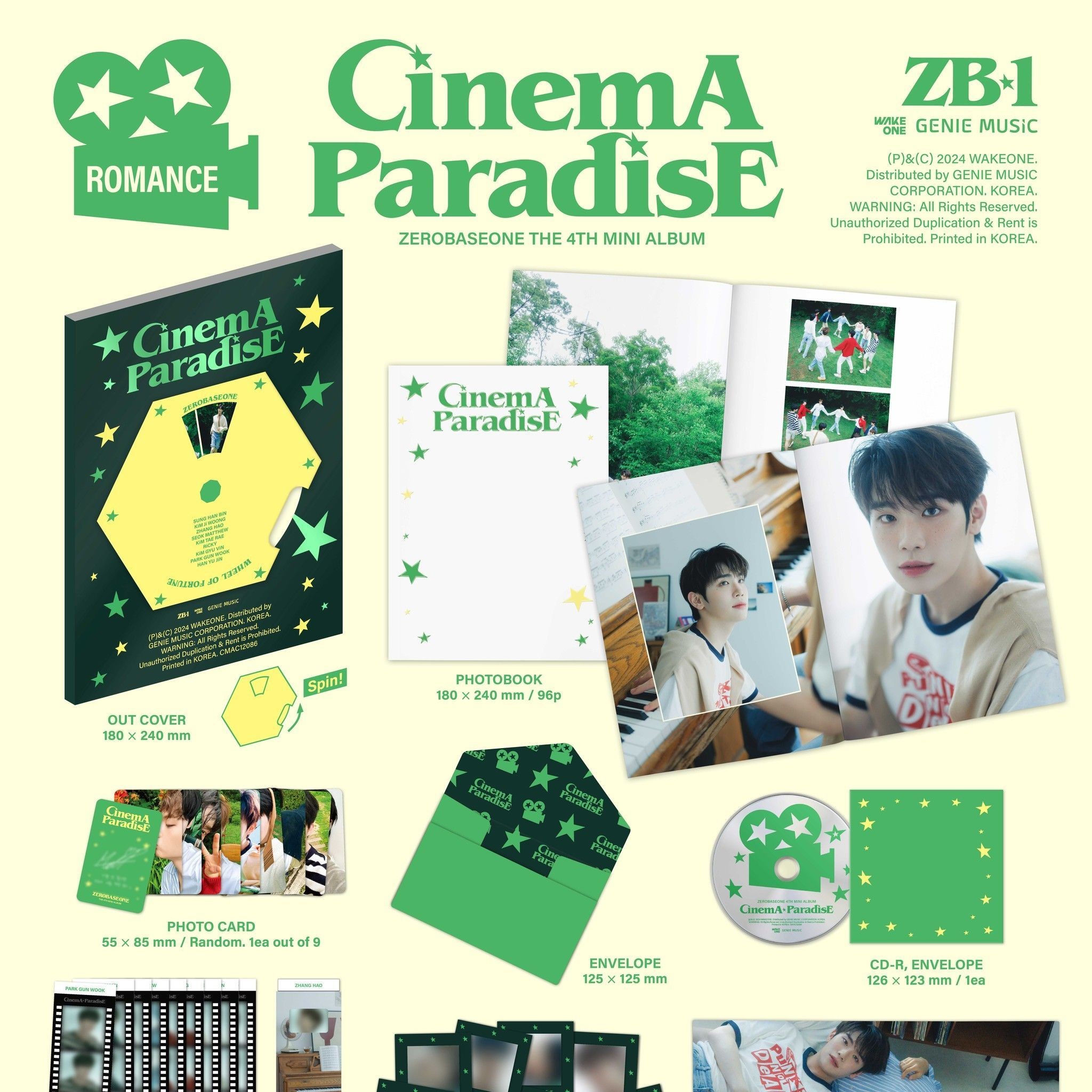 ZEROBASEONE - 4TH MINI ALBUM [CINEMA PARADISE] (PHOTOBOOK ver.) album — detail 3 of 4