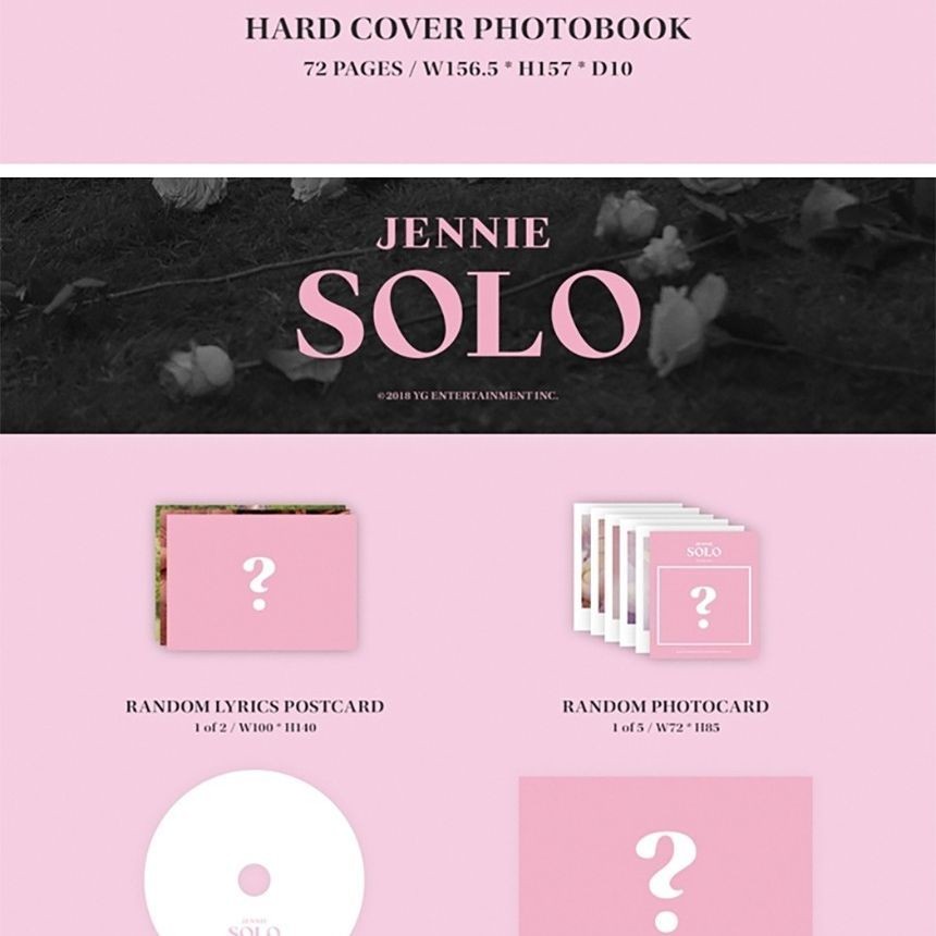 JENNIE - 1st Single Album 'SOLO' (PHOTOBOOK ver.) album — detail 3 of 4