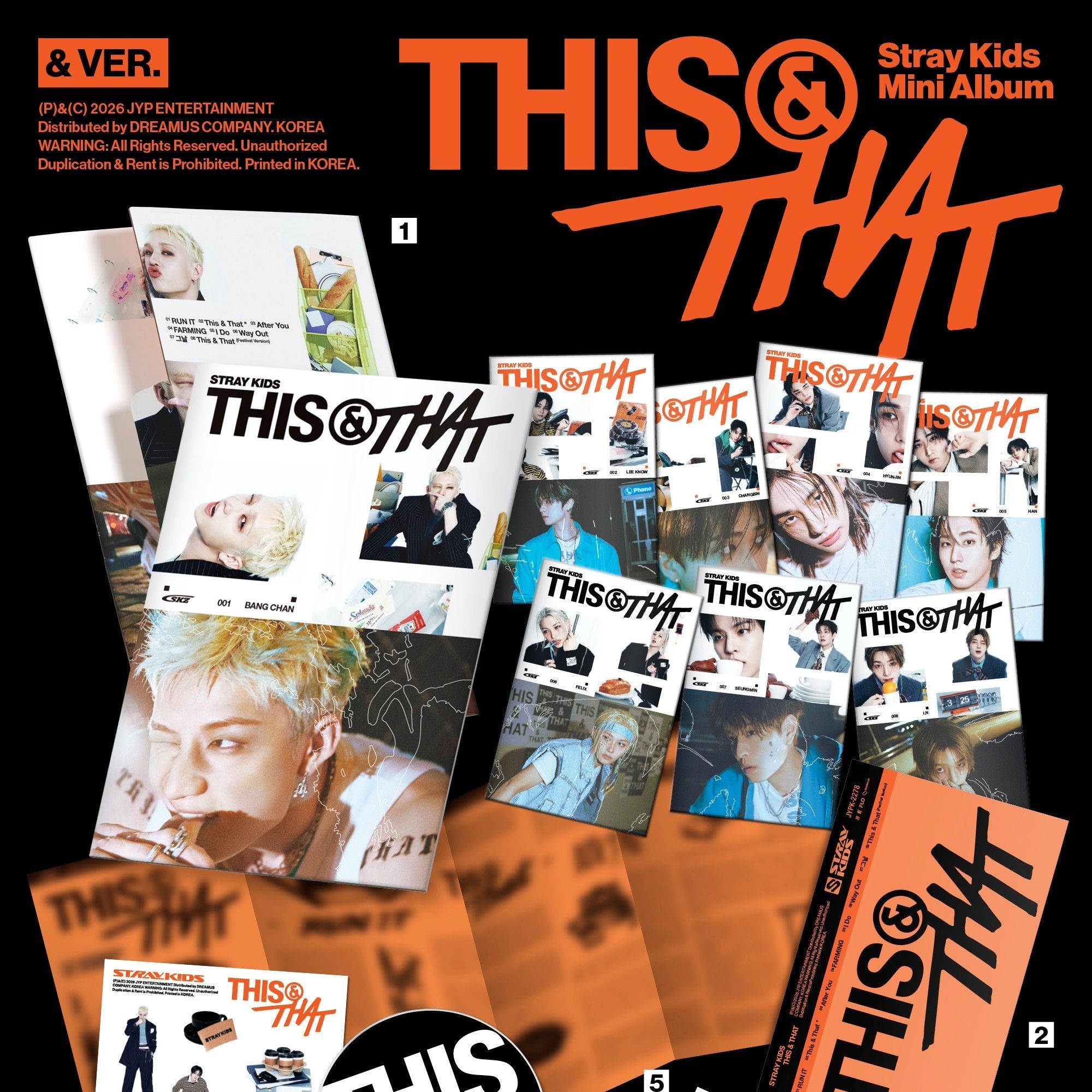 STRAY KIDS - 10TH MINI ALBUM [THIS & THAT] (& ver.) album — detail 1 of 3
