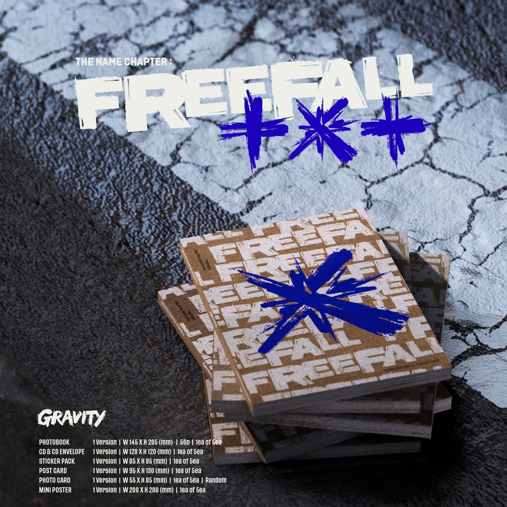 TOMORROW X TOGETHER - 'The Name Chapter: FREEFALL' (GRAVITY ver.) album — detail 1 of 6