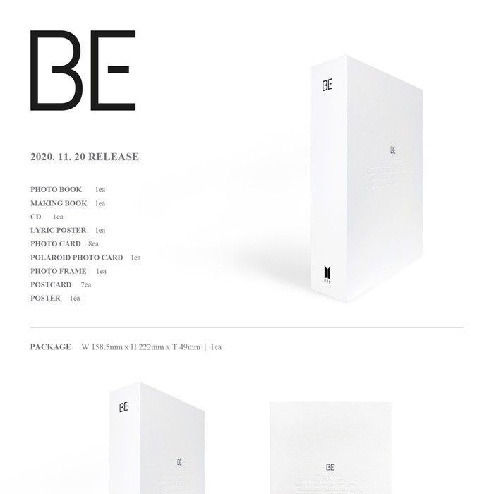BTS - 'BE' (Deluxe Edition ver.) album — detail 1 of 8