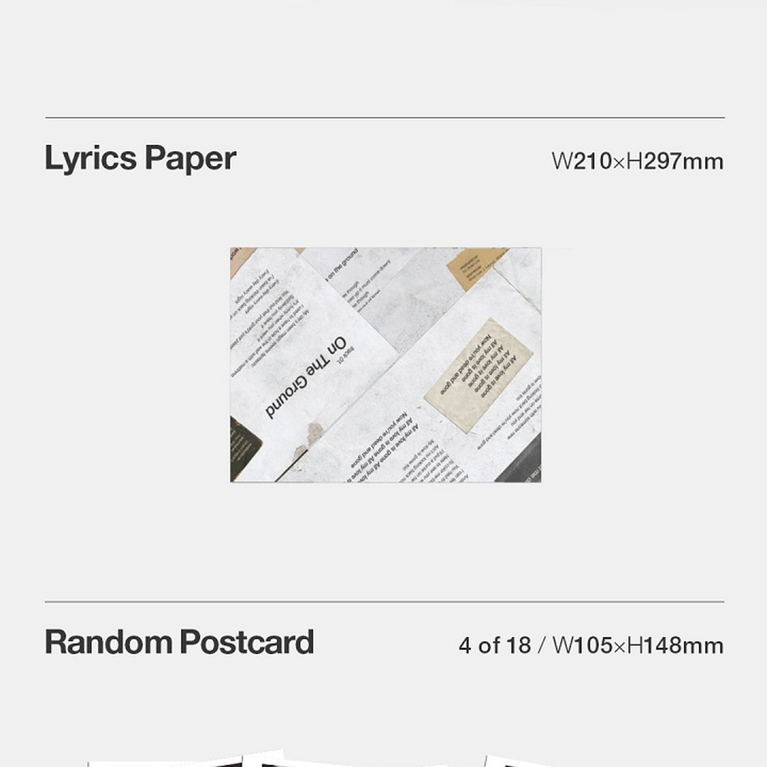 ROSE - 1ST SINGLE ALBUM '-R-' album — detail 3 of 8