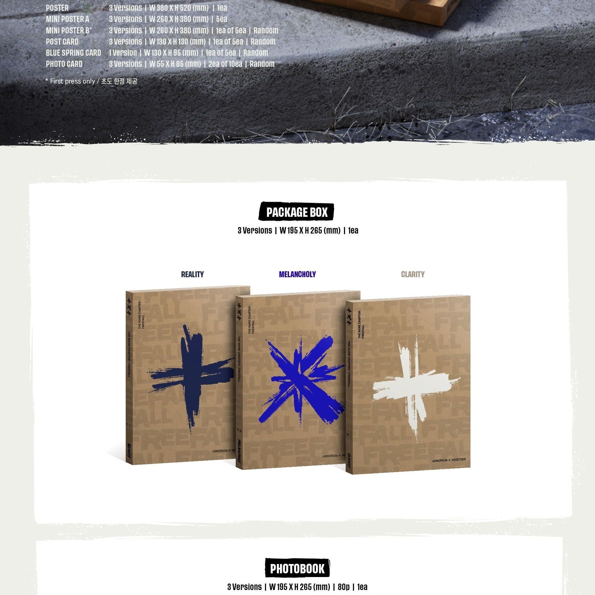 TOMORROW X TOGETHER - 'The Name Chapter: FREEFALL' (Photobook ver.) album — detail 2 of 13