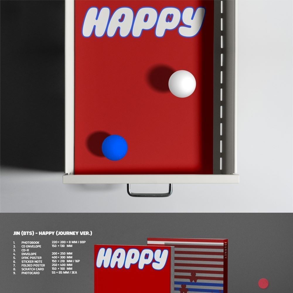 BTS JIN - 'Happy' (Photobook ver.) album — detail 1 of 16