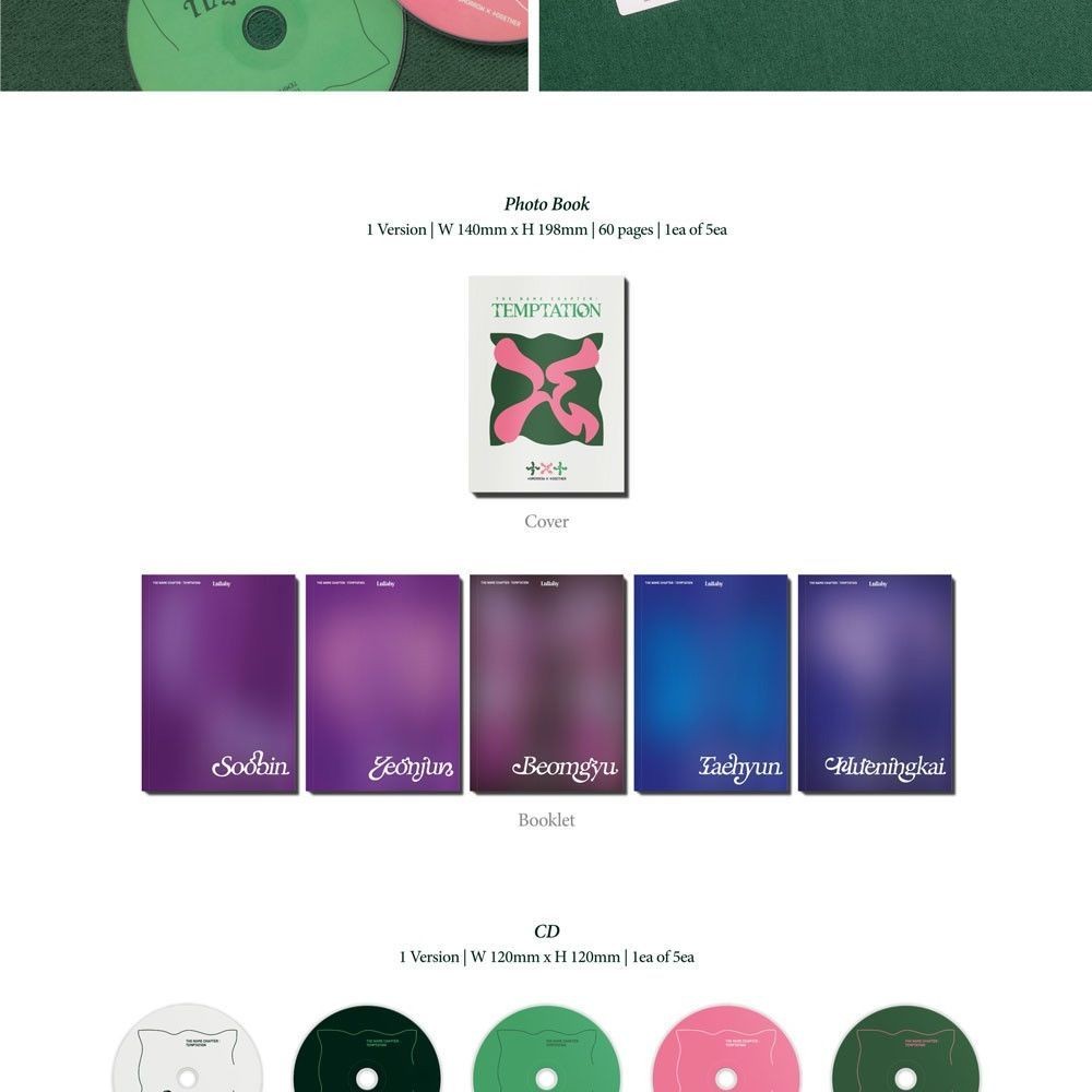 TOMORROW X TOGETHER - 'The Name Chapter: TEMPTATION' (Lullaby ver.) album — detail 4 of 7