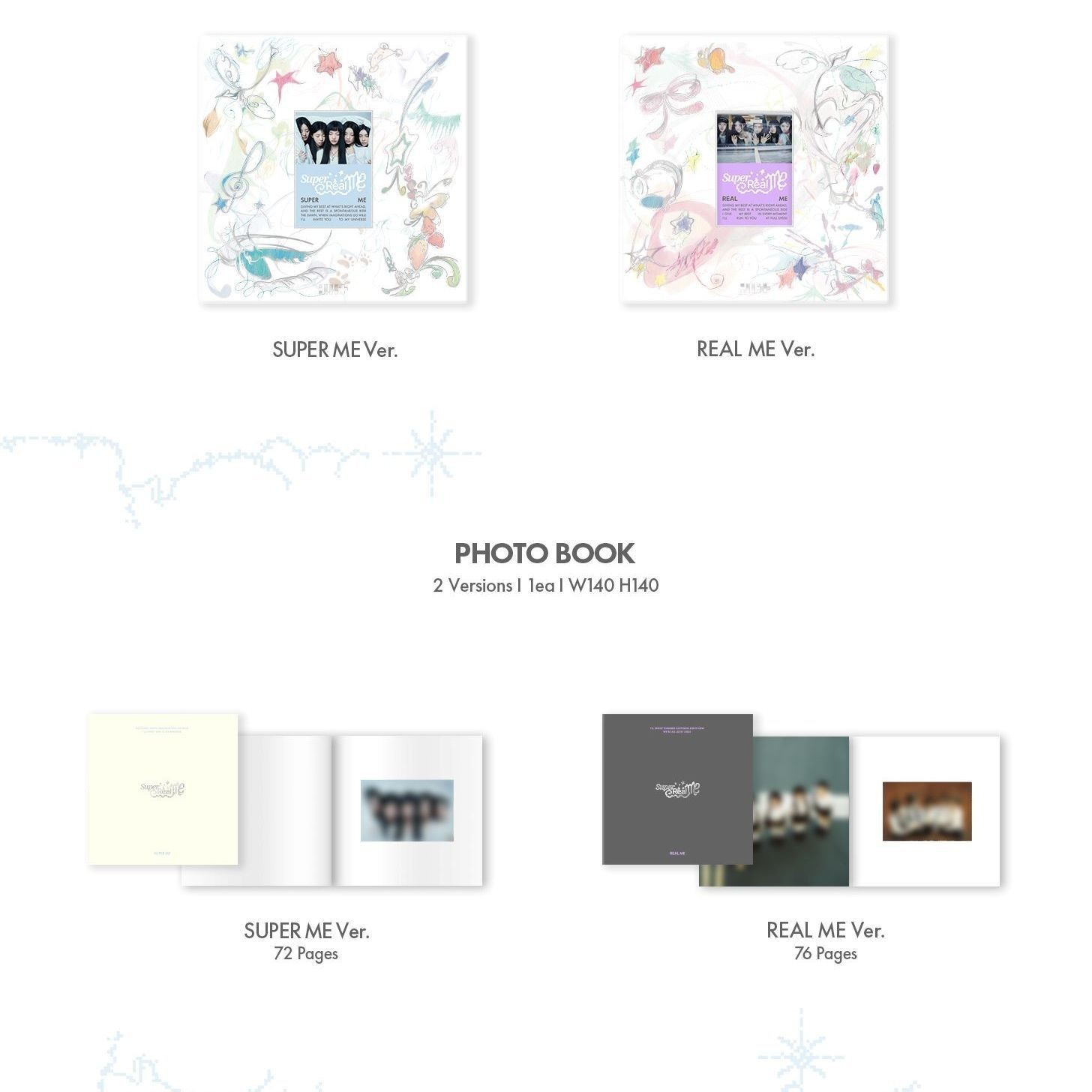 ILLIT - 1st Mini Album 'SUPER REAL ME' (Photobook ver.) album — detail 4 of 12
