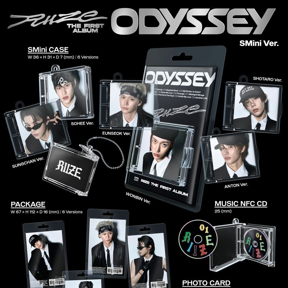 RIIZE - 1ST FULL ALBUM [ODYSSEY] (SMini ver.) album — detail 1 of 2