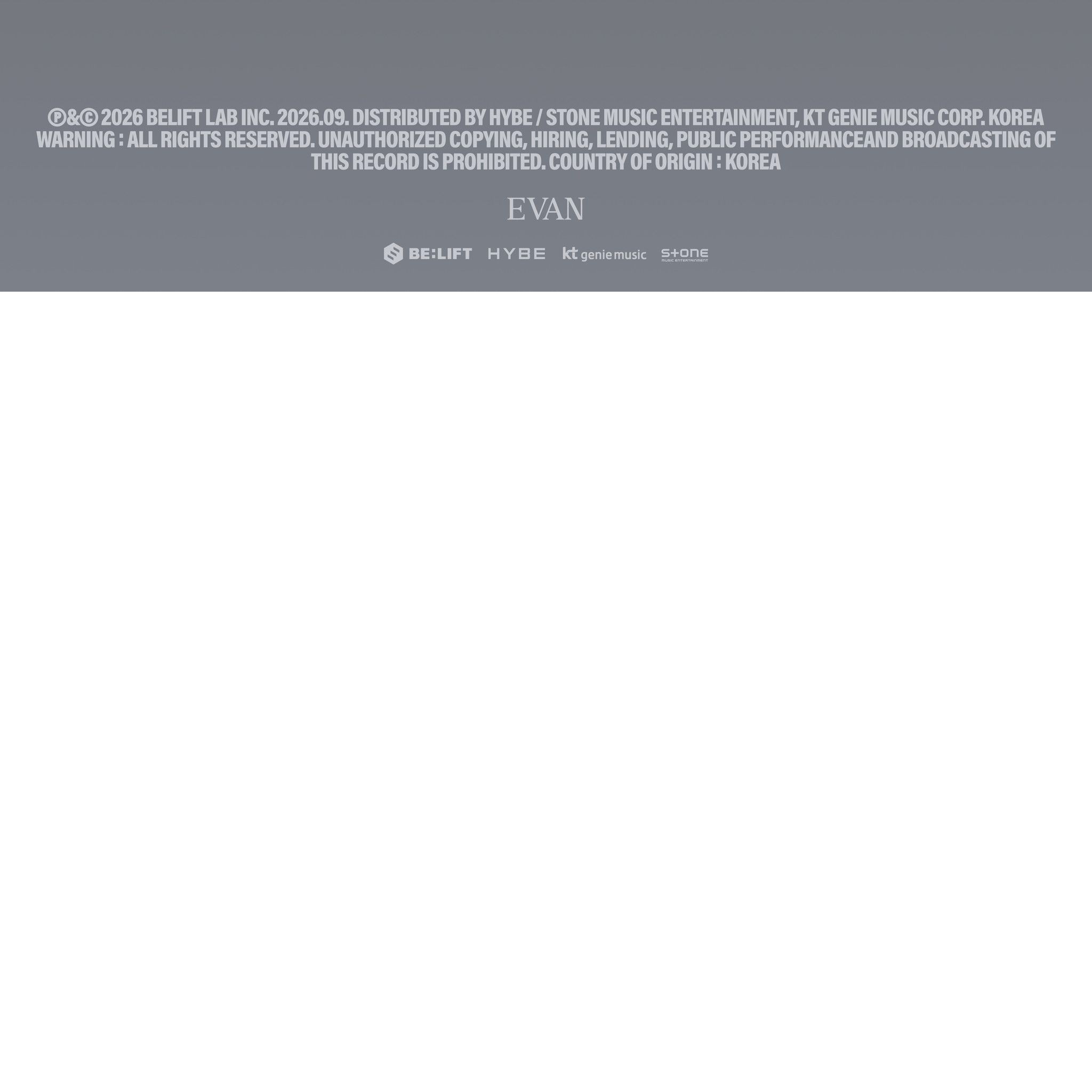 EVAN - DEATH OF ME [EXPLOSION Ver. / NATURAL Ver.] album — detail 5 of 5