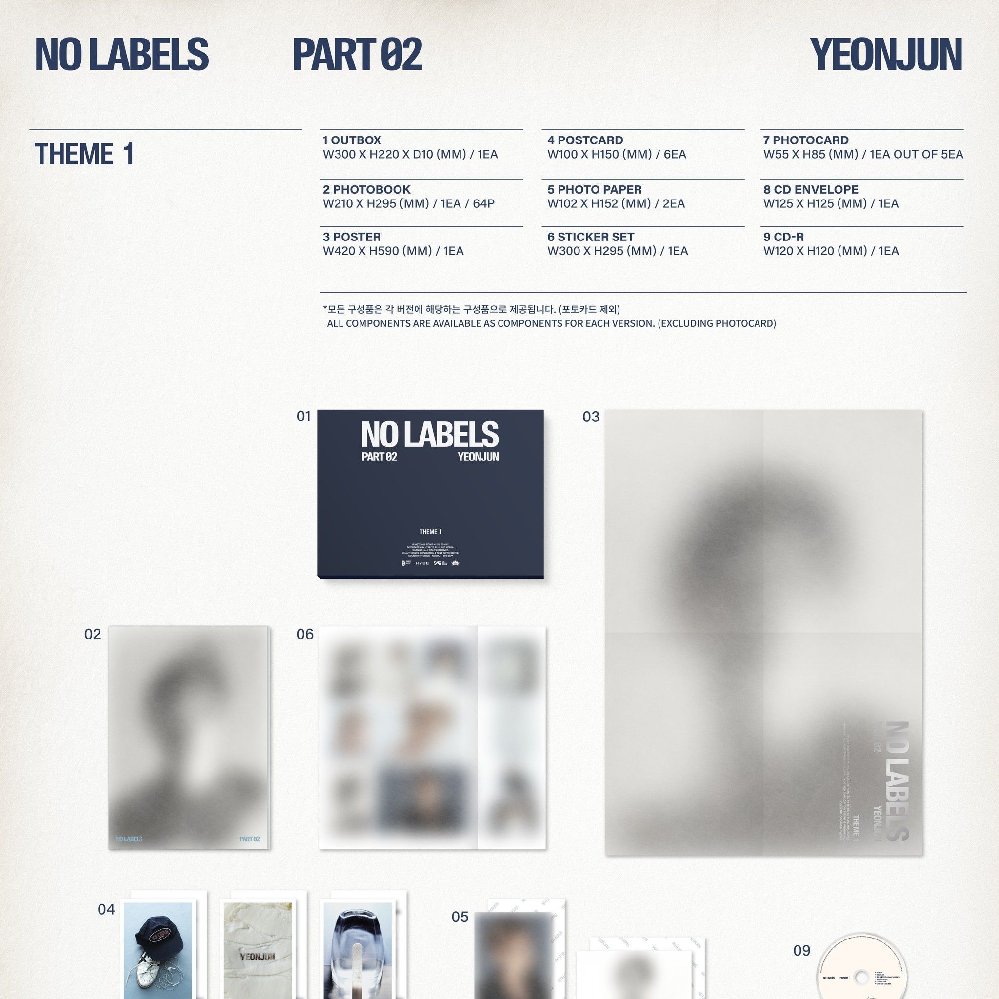 YEONJUN NO LABELS: PART 02 album — detail 1 of 6