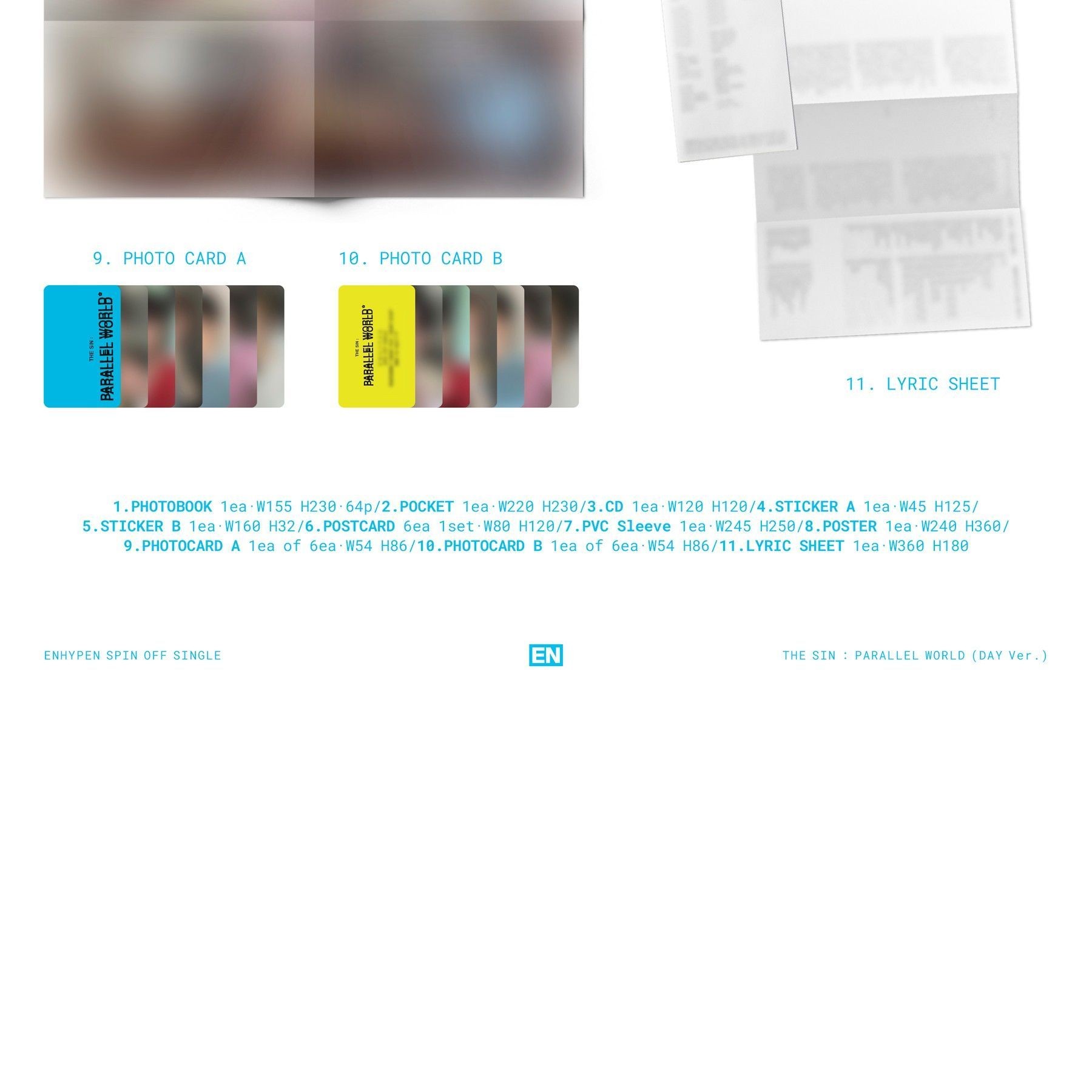 ENHYPEN - SPINOFF SINGLE [THE SIN : PARALLEL WORLD] (PHOTOBOOK ver.) album — detail 6 of 9