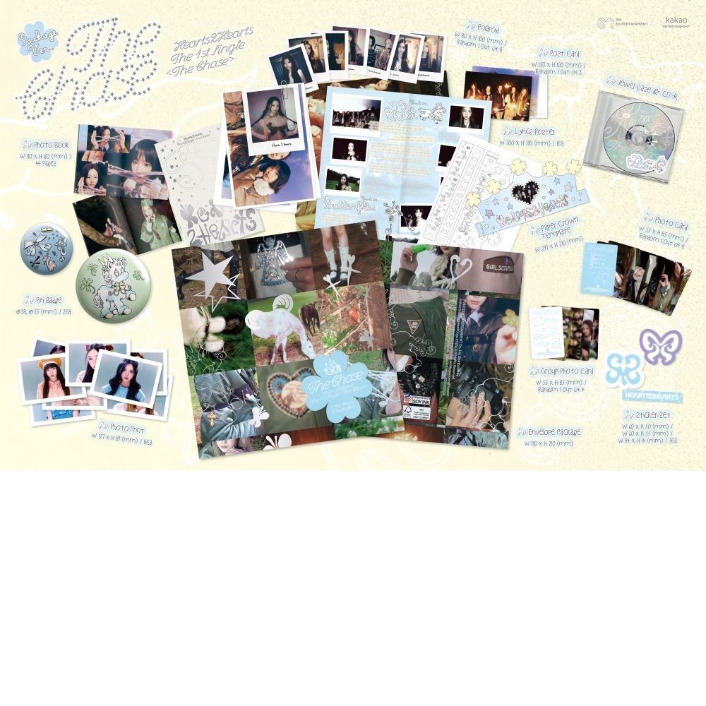 HEARTS2HEARTS - 1st Single Album 'The Chase' (Package ver.) album — detail 1 of 1