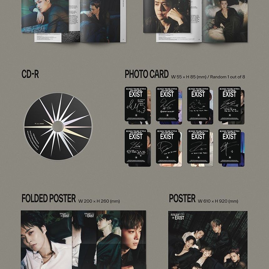 EXO - 7TH FULL ALBUM [EXIST] (Digipack Ver.) album — detail 3 of 4