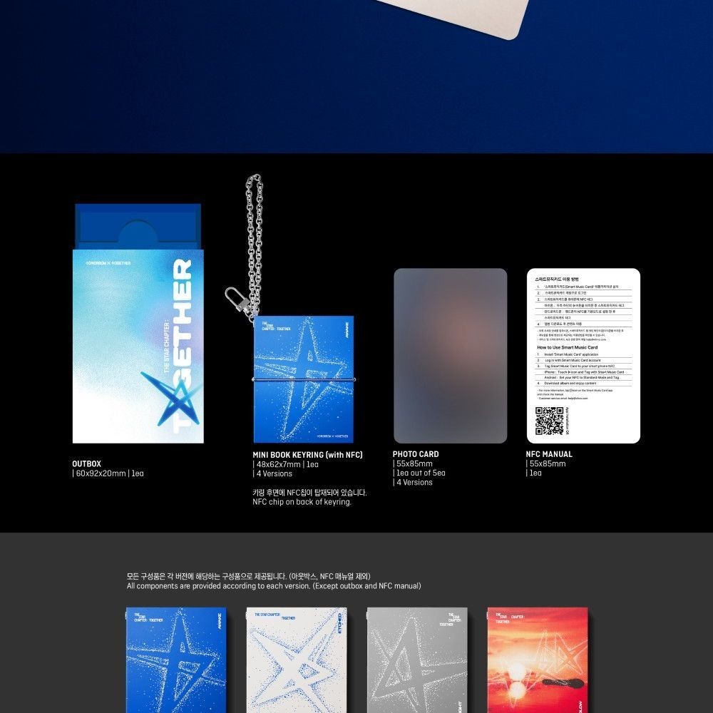 TOMORROW X TOGETHER - 'The Star Chapter: TOGETHER' (Mini Book Keyring ver.) album — detail 4 of 5