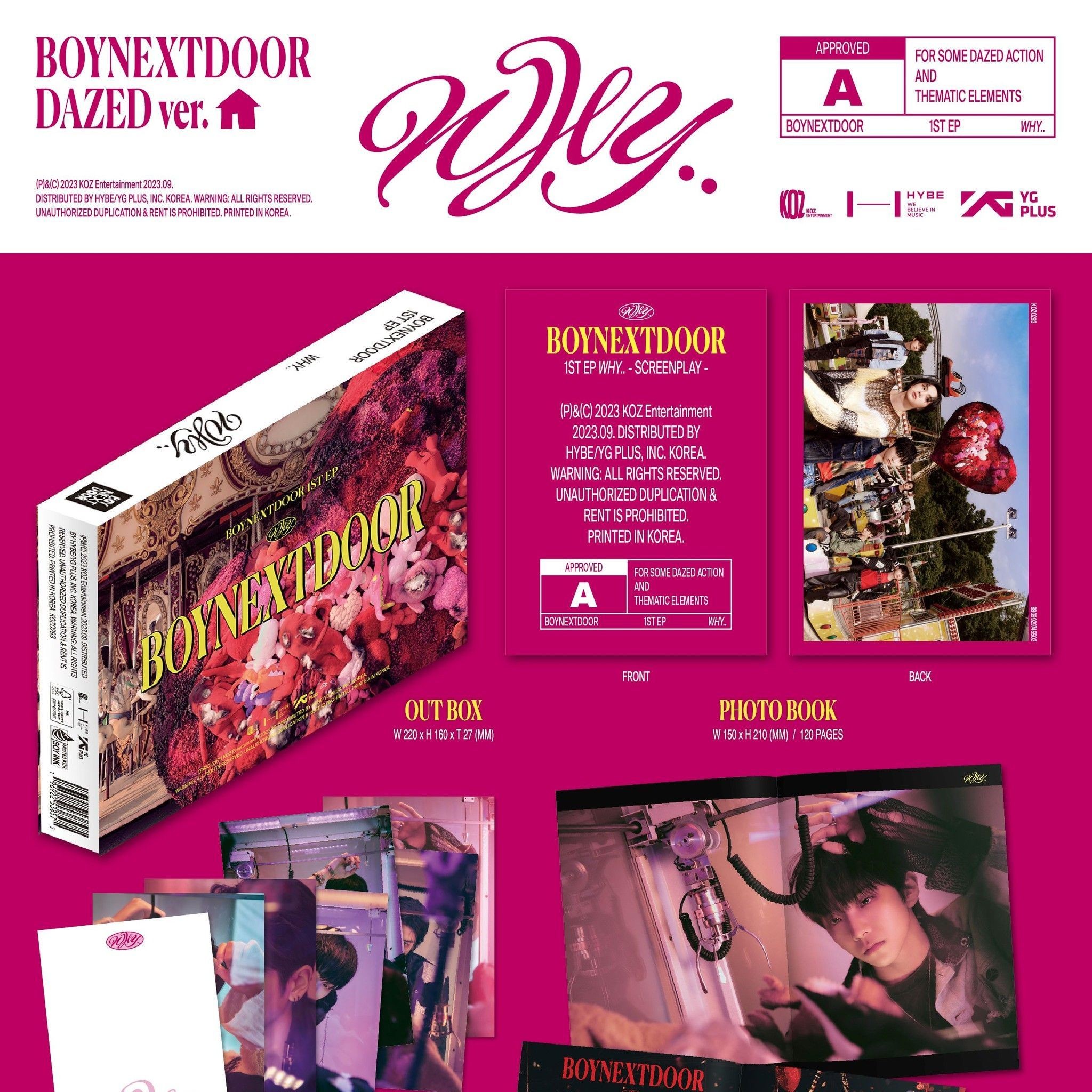 BOYNEXTDOOR - 1st EP 'WHY..' (Photobook ver.) album — detail 1 of 5