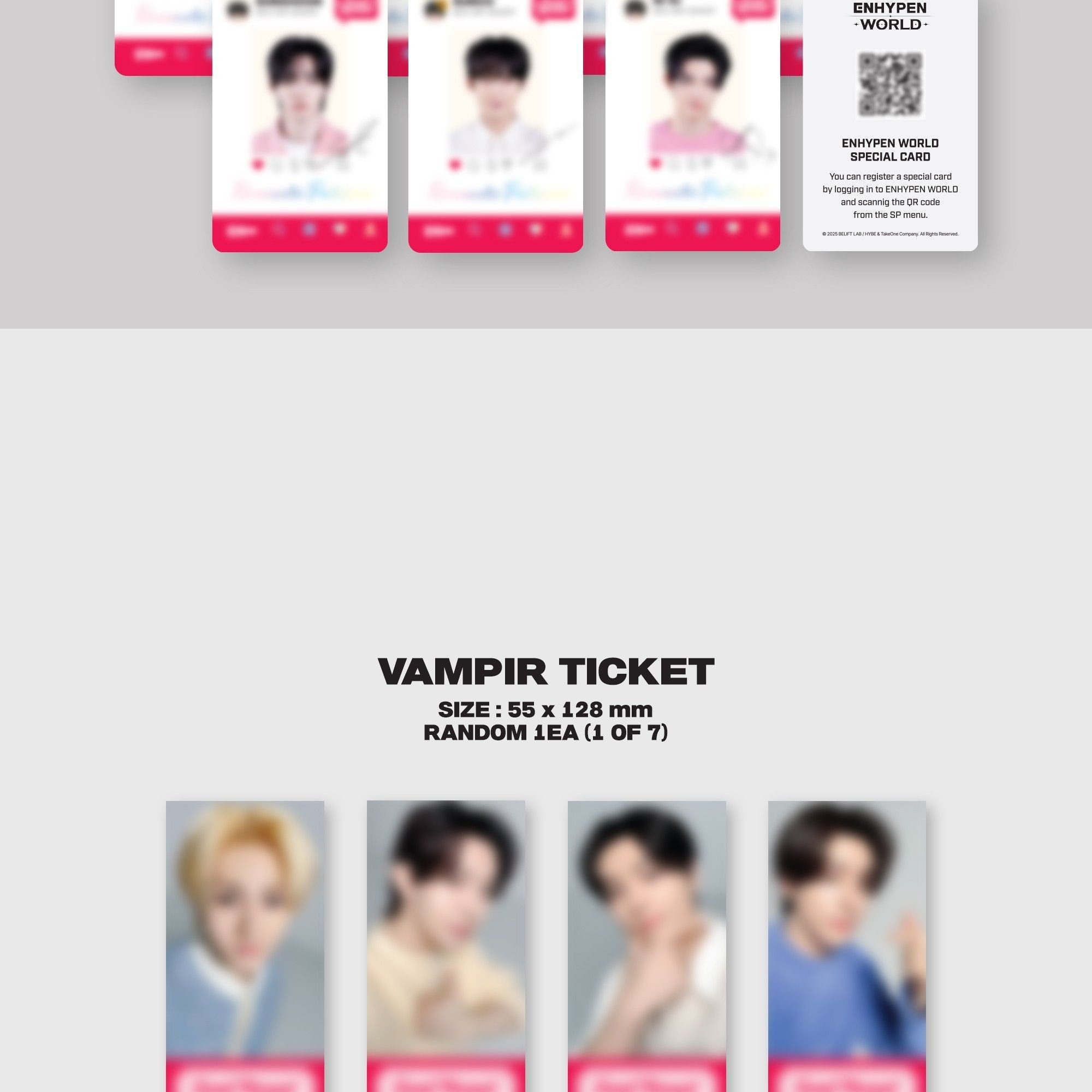ENHYPEN (엔하이픈) [ENHYPEN WORLD COUPON CARD COLLECTION] SWEET MOMENT BASIC ver. merchandise — detail 4 of 8