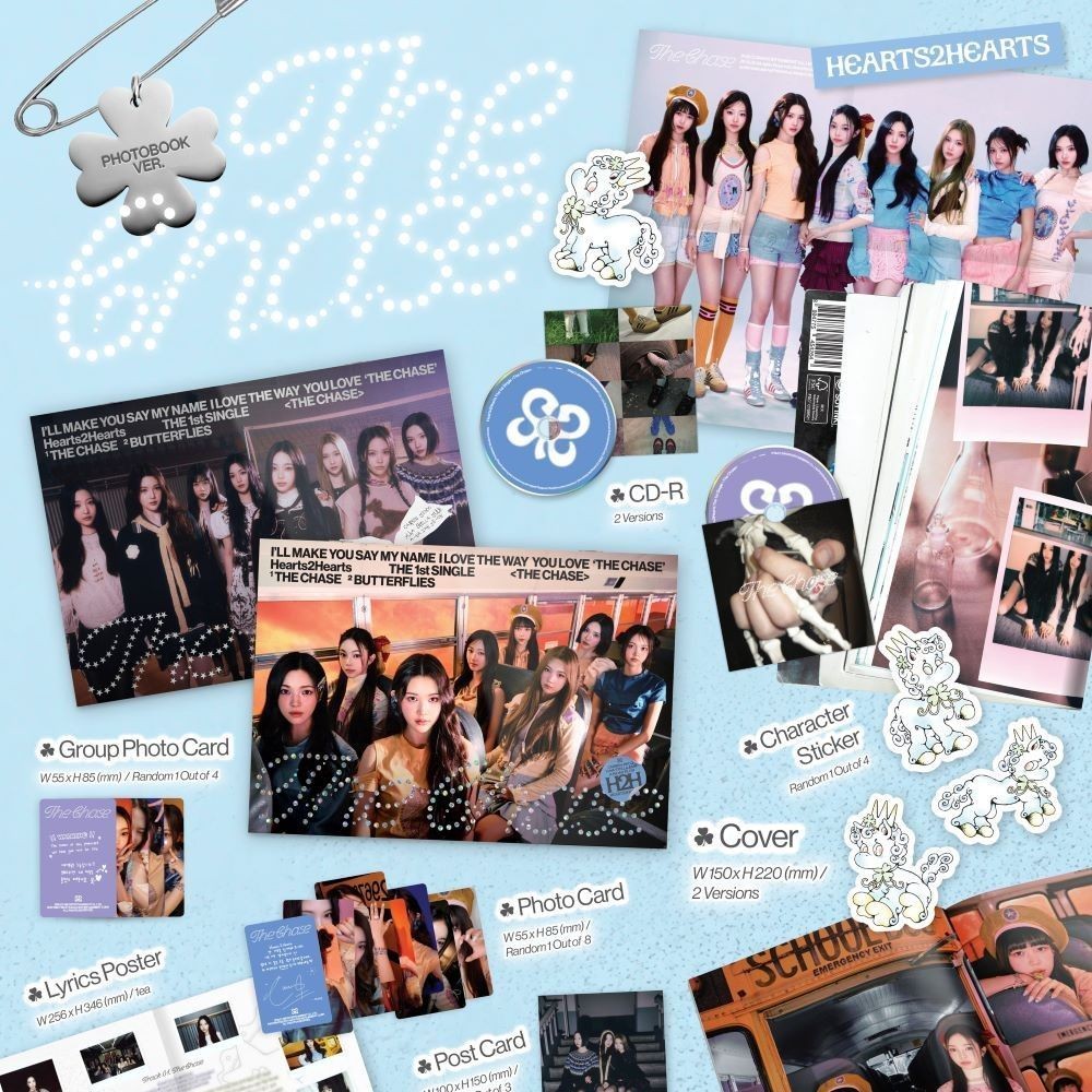 HEARTS2HEARTS - 1ST SINGLE ALBUM [The Chase] (Photobook Ver.) album — detail 1 of 2